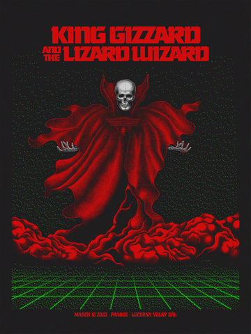 King Gizzard And The Lizard Wizard / Gig Poster 2023 III
