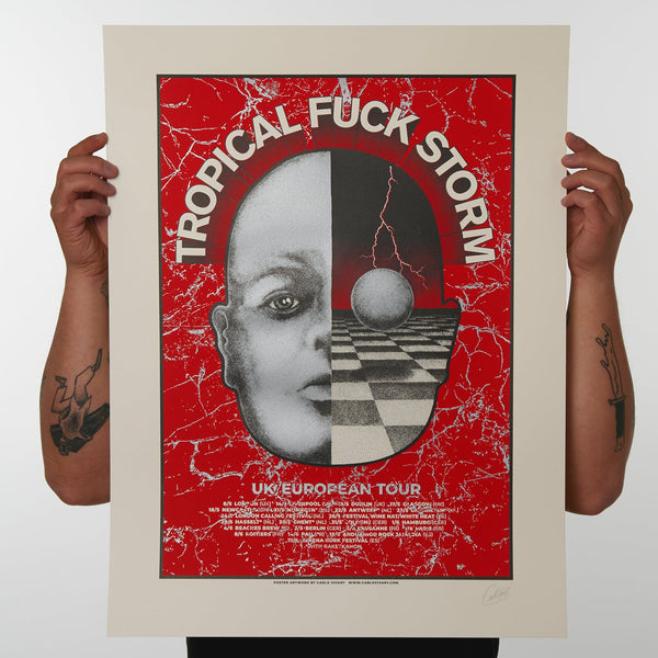 Tropical Fuck Storm / Europe Tour Poster 2019