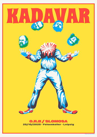 Kadavar Gig Poster 2025