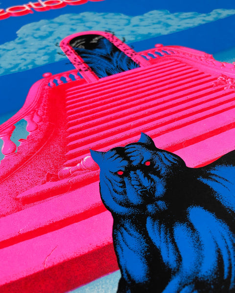 Meatbodies Europe Tour Poster 2025