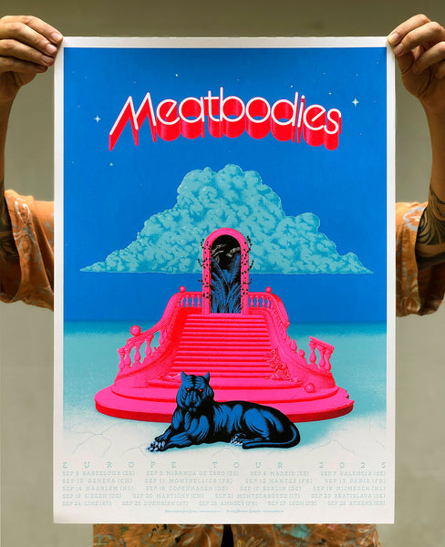 Meatbodies Europe Tour Poster 2025