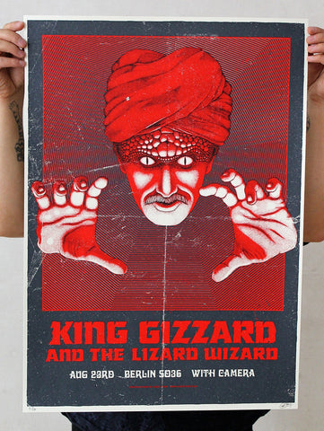 King Gizzard And The Lizard Wizard / Gig Poster 2016 II