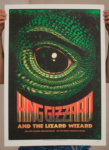King Gizzard And The Lizard Wizard / Gig Poster 2015