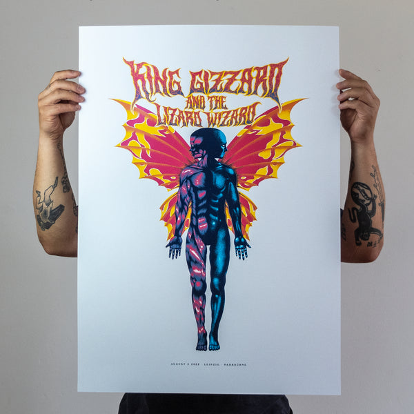 King Gizzard And The Lizard Wizard / Gig Poster 2022 II