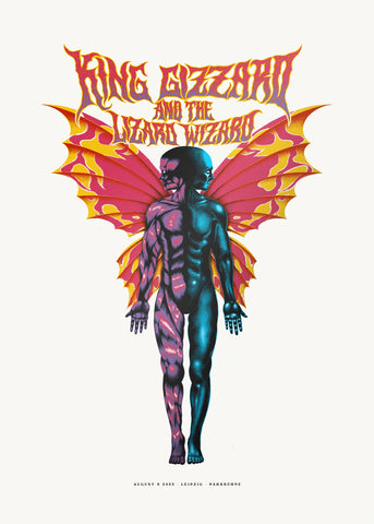 King Gizzard And The Lizard Wizard / Gig Poster 2022 II