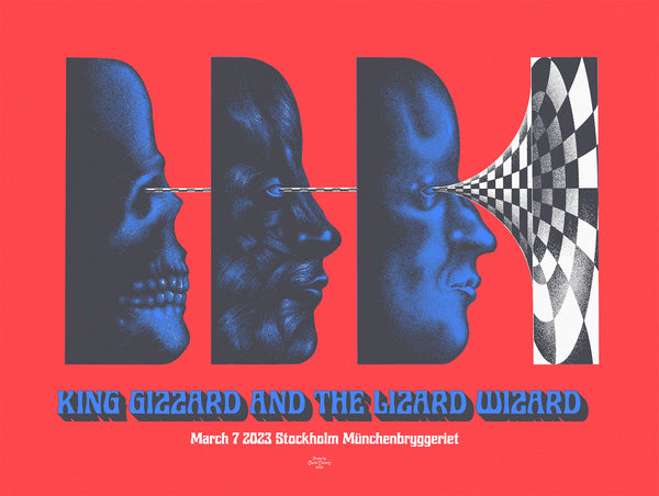 King Gizzard And The Lizard Wizard / Gig Poster 2023 II