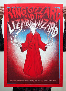 King Gizzard And The Lizard Wizard / Gig Poster 2016 I