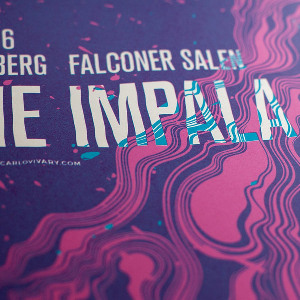 Tame Impala / Gig Poster 2016
