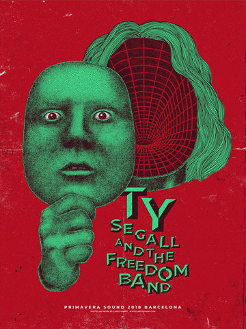 Ty Segall Primavera Sound Gig Poster 2018