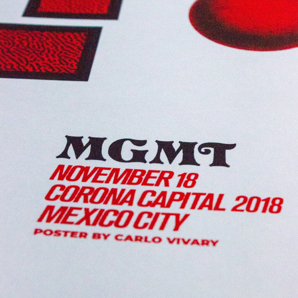MGMT / Gig Poster 2018